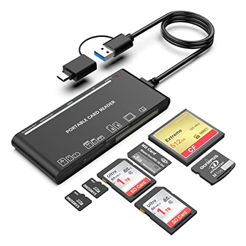 USB C USB3.0 Multi Card Reader