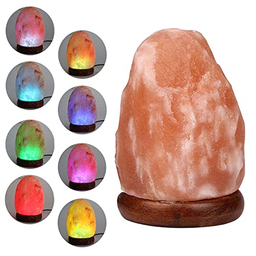 USB Himalayan Salt Lamp with 7 Colors Changing