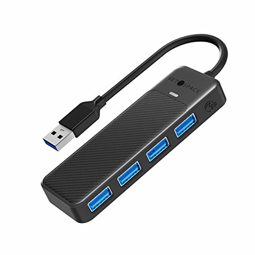 USB Hub, SETMSPACE USB 3.0 Hub 5Gbps Stable Connection
