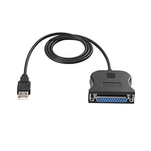 USB to 25 Pin DB25 Parallel Printer Cable Adapter Cord Converter