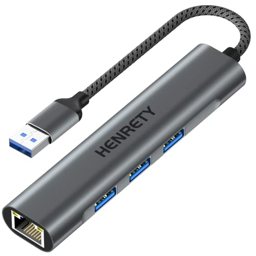 USB to Ethernet Adapter with USB 3.0 Expander