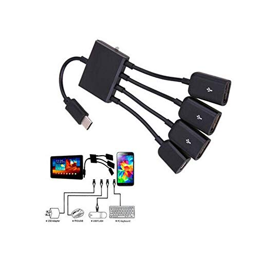 USB Type C 4 Port Hub Adapter