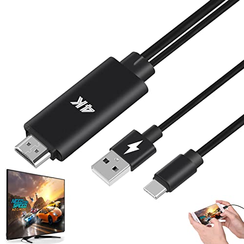 USB Type C to HDMI Adapter Cable 4K MHL Converter Cord