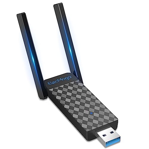 USB WiFi Adapter, ElecMoga 1300Mbps Wireless Network Adapter