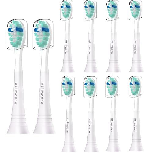 Utimcare Replacement Toothbrush Heads for Philips Sonicare, 10 Pack