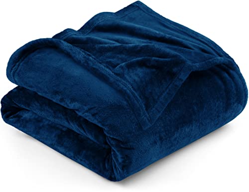 Utopia Bedding Fleece Blanket - Cozy and Luxurious Navy Blanket