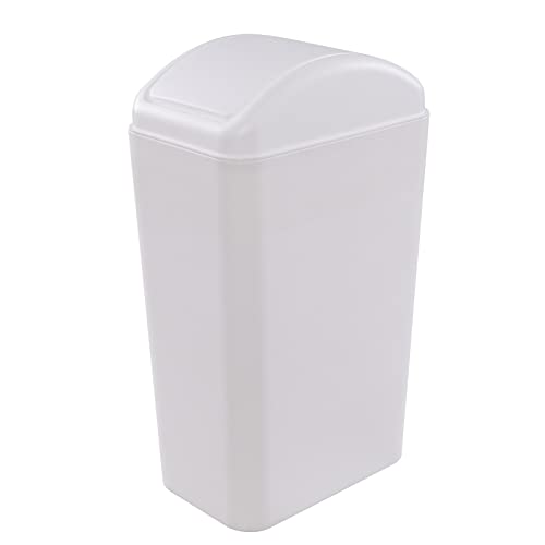 Vababa 1 Pack 3 Gallon Swing Top Trash Can