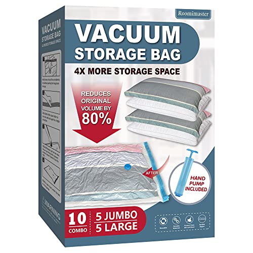 Vacuum Storage Bags Combo - Space Saver Bags for Clothes, Bedding