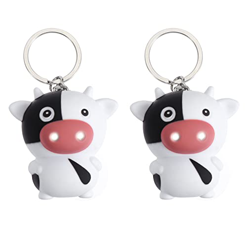 VALICLUD Cartoon Cow Keychain