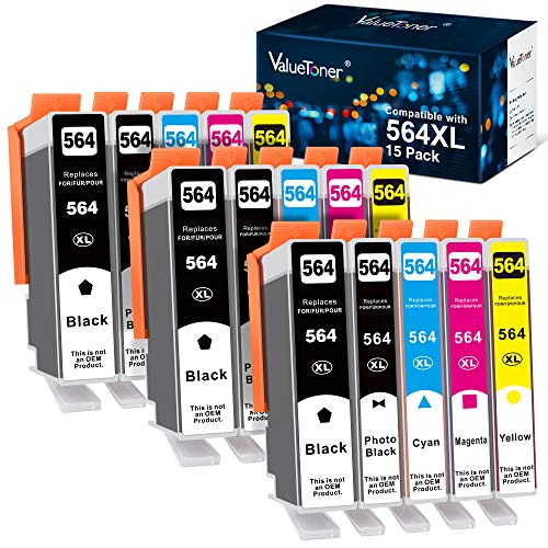 Valuetoner Compatible Ink Cartridge Replacement (15 Pack)