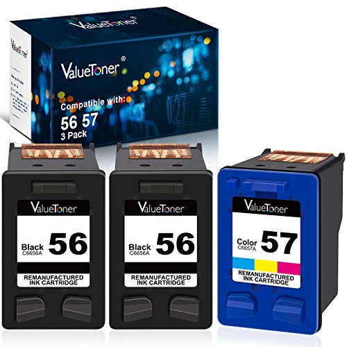 Valuetoner Ink Cartridge Replacement for HP 56 & 57