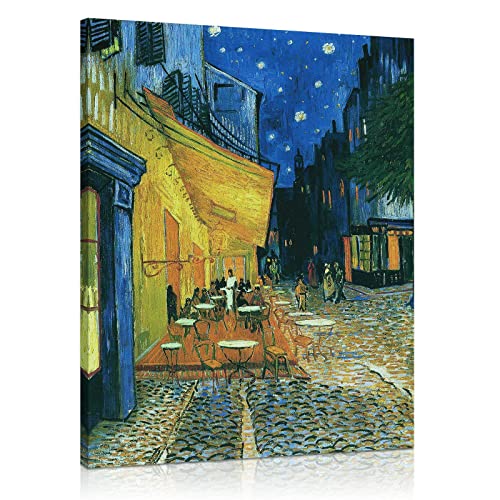 Van Gogh Canvas Wall Art: Café Terrace at Night