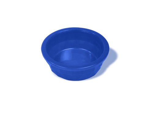 Van Ness Pets Crock Style Heavyweight Translucent Medium Bowl, 20 OZ Food/Water Dish