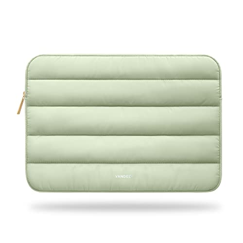 Vandel Puffy Cute Green Laptop Sleeve for Women