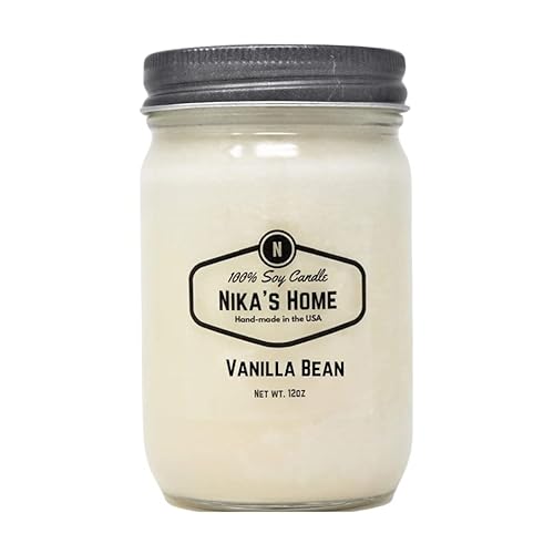Vanilla Bean Soy Candle - 12oz Mason Jar