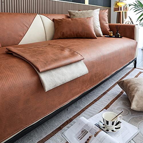 vctops Faux Leather Sofa Cover