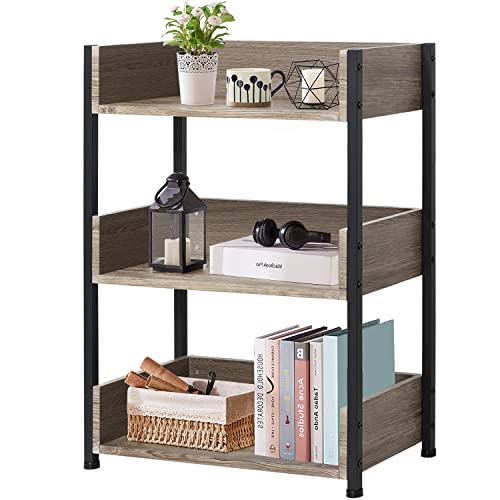 VECELO 3-Tier Bookcase