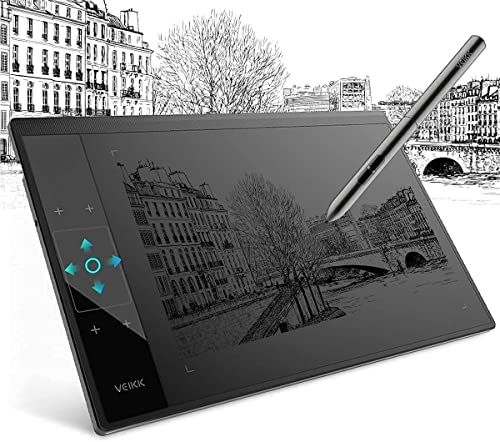 VEIKK A30 Drawing Tablet - 10x6 Inch Graphics Tablet with Battery-Free Pen