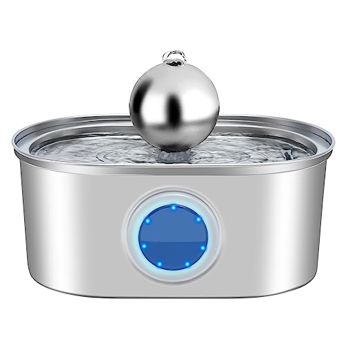 Vekonn Stainless Steel Cat Water Fountain