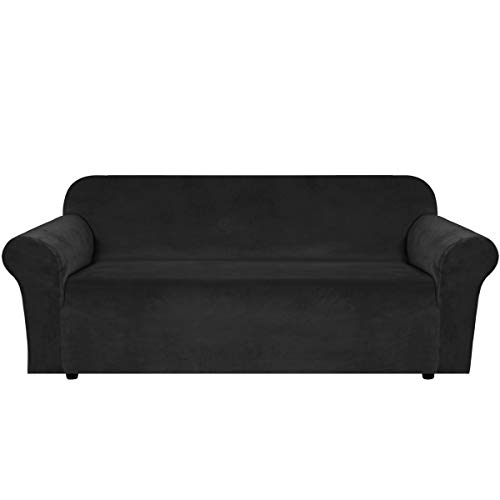 Velvet Sofa Covers for 3 Cushion Couch - Furniture Protector