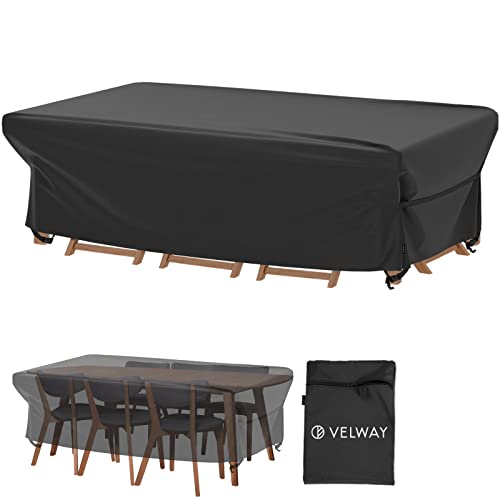 Velway Patio Table Cover - Waterproof Outdoor Furniture Cover