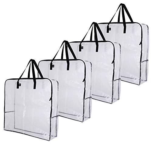 VENO Clear Organizer Storage Bag (Set of 4)