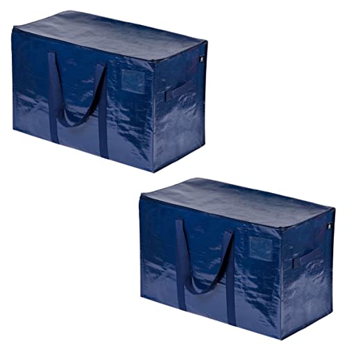 Moving Bags Heavy Duty,extra Large Pe Storage - Moving Clothing Storage  Bins, Reusable Packing Apartment Essentials For Storage