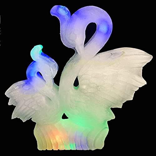 Verceco Swan Ice Sculpture Plate Decoration