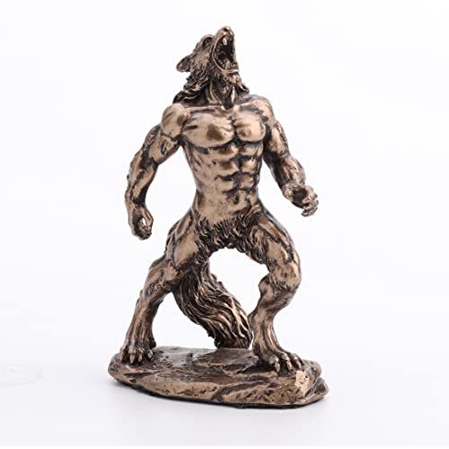 Veronese Design 3 1/4" Lycanthrope Werewolf Moon Howl Miniature Resin Figurine