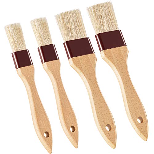 Versatile and Durable Pastry Brushes with Boar Bristles
