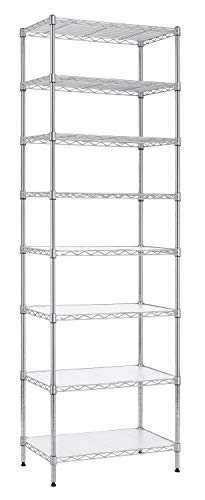 Versatile and Sturdy Storage: Finnhomy 8-Tier Wire Shelving Unit