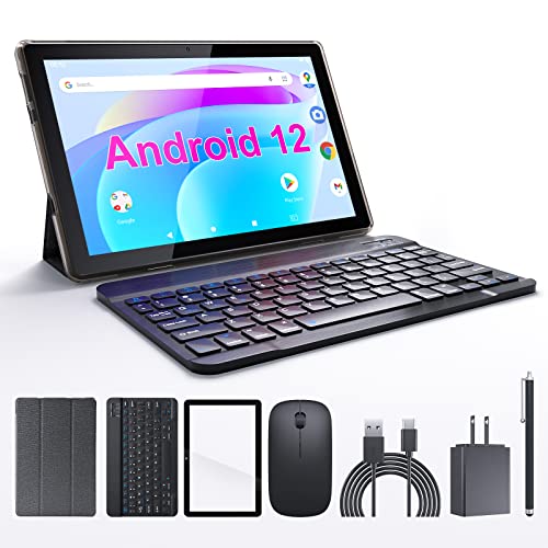 Versatile Android 12 Tablet with Keyboard and Accessories