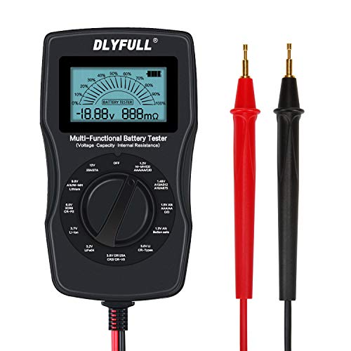 Versatile Battery Tester: Universal Battery Checker Tester with Leads