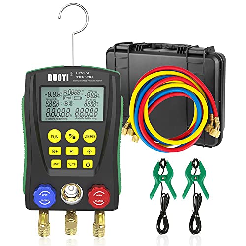 Versatile Digital HVAC Manifold Gauge Set