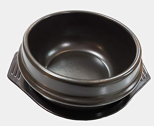 Versatile Dolsot Bowl with Tray for Hot Pot/Bibimbap