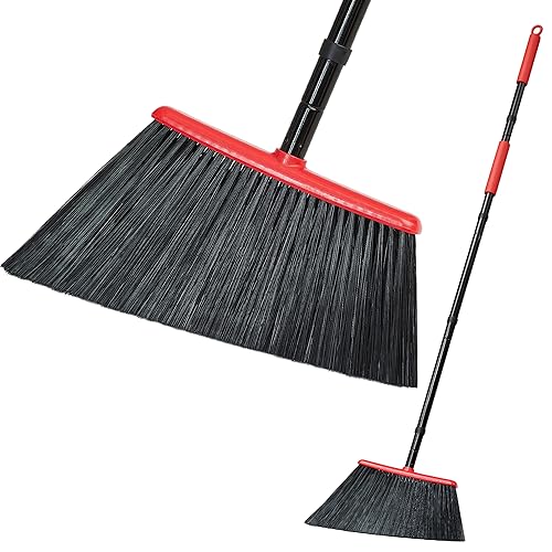 Versatile Outdoor Broom with Adjustable Handle