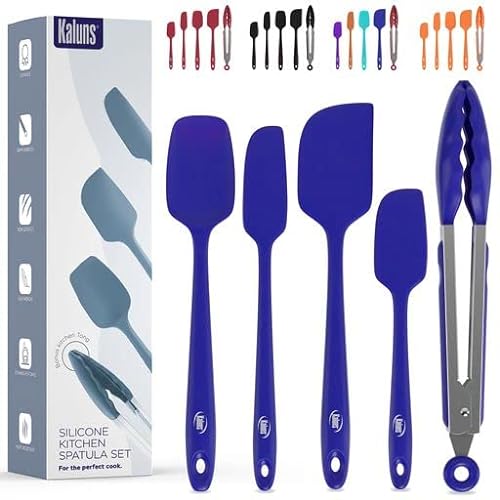 Versatile Silicone Spatula Set with Bonus Tongs