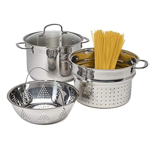 Versatile Stainless Steel Multi-Pot for Efficient Cooking