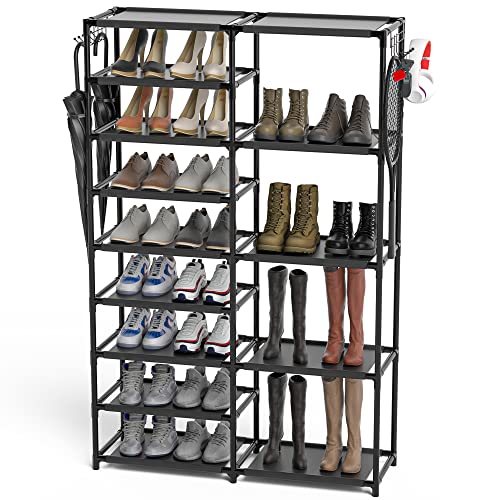 Versatile Tall Shoe Rack with Large Capacity