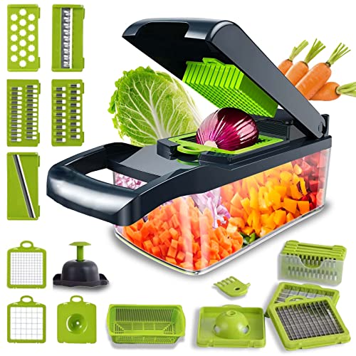 Versatile Vegetable Chopper with Container