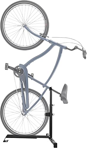 Vertical Bike Stand Floor Bicycle Rack Adjustable Upright Design