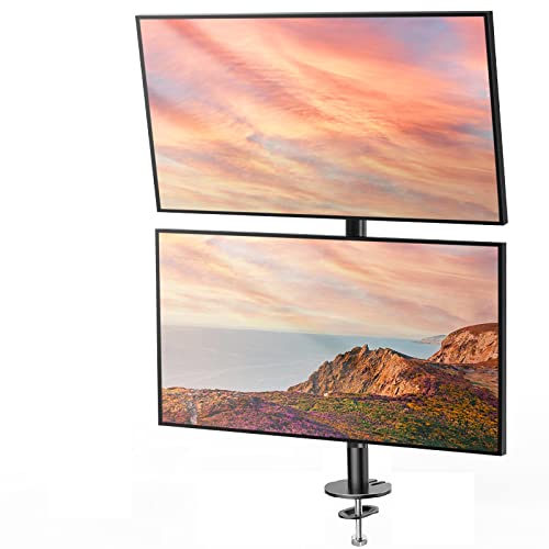 Vertical Monitor Mount with Height Adjustment