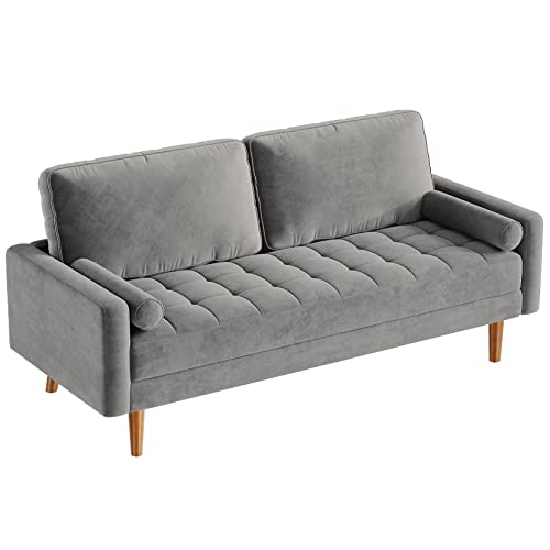 Vesgantti Grey Velvet Couch