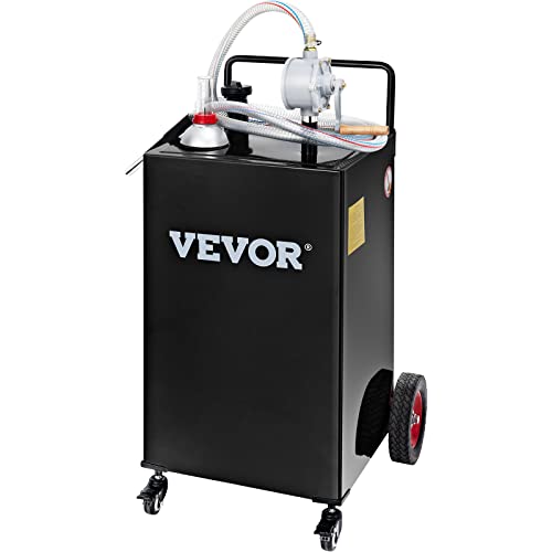 VEVOR 35 Gallon Fuel Caddy with Transfer Pump
