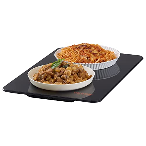 VEVOR Food Buffet - Fast Warming Portable Tempered Glass Heating Tray