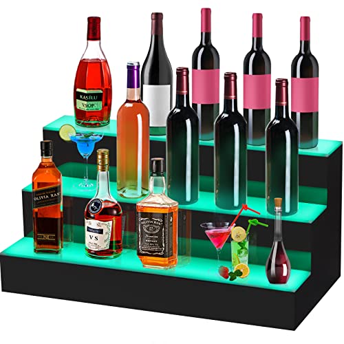 VEVOR LED Lighted Liquor Bottle Display Shelf