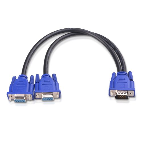 VGA Splitter Cable for Screen Duplication