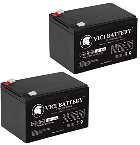 VICI Battery 12V 12AH SLA Battery for Currie Ezip 750 Electric Scooter