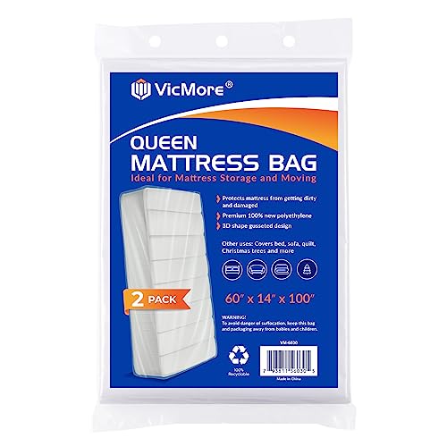 VICMORE 2 Pack Queen Size Mattress Storage Bags