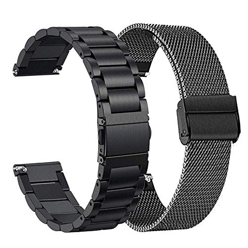 ViCRiOR Stainless Steel Replacement Bands for Amazfit GTS